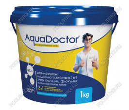 Средство по уходу за водой в бассейне AquaDoctor MC-T 1кг. (таблетки по 20г) Средство по уходу за водой в бассейне AquaDoctor MC-T 1кг. (таблетки по 20г)