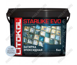 Затирочная смесь Litokol STARLIKE EVO Azzuro Pastello S.300, 5 кг
