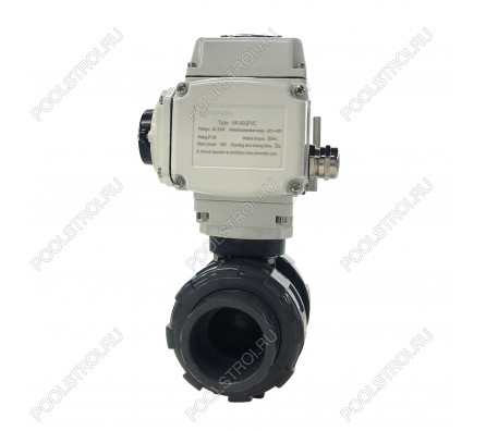Кран шаровый Aquaviva с электроприводом PTFE/EPDM On-off type d32 AC24V